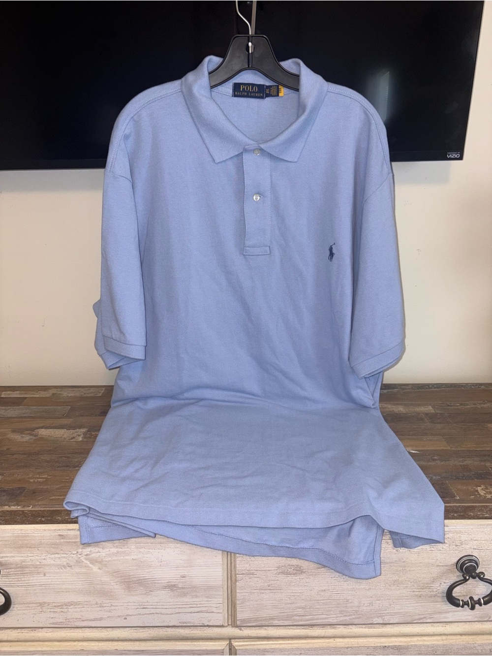 Ralph Lauren Light Blue Short-Sleeve Polo Shirt